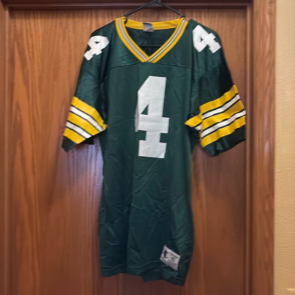Champion Size 40 Brett Favre Football Jersey Green Bay Packers USA